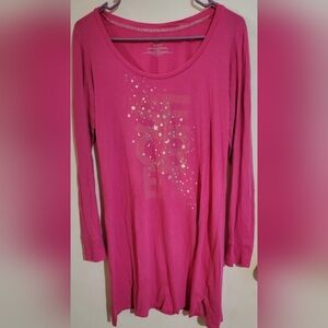 Victoria's Secret Y2K 2010 Hot Pink Nightgown/Sleep Shirt Size Medium